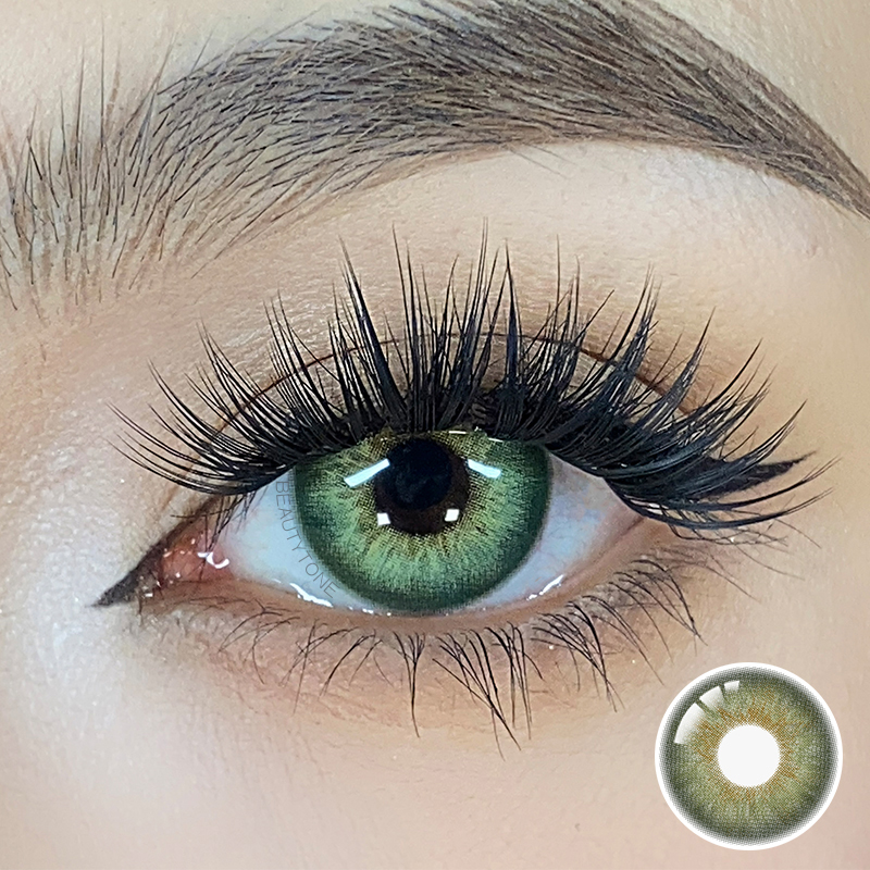 Silva Green Colored Contact Lens Accept Private Label Hazel Green Contact Lenses