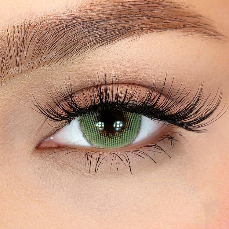 Color Lenses Eye Contact Wholesale Makeup for Brown Eyes BeautyTone Dream Moonlight Light Yellow Non Prescription Color Contacts