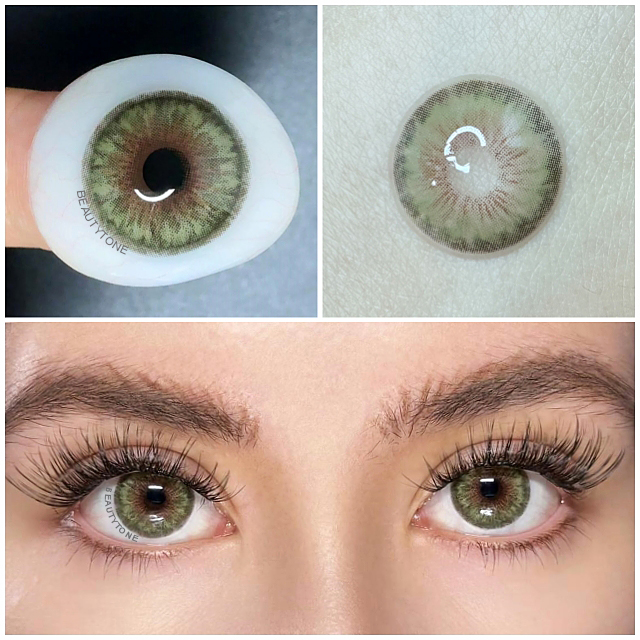 Eye Lens Contact Lenses Wholesale Cleopatra Green Small Pupil Colored Contacts for Beautiful Makeup