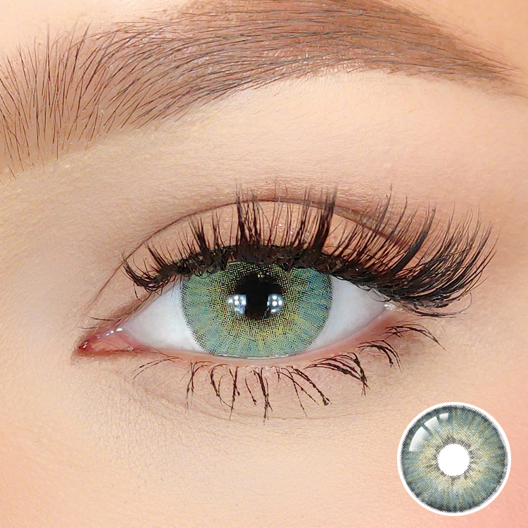 Jelly Blue Soft Eye Contact Lenses 1 Year Colored Contacts Lens
