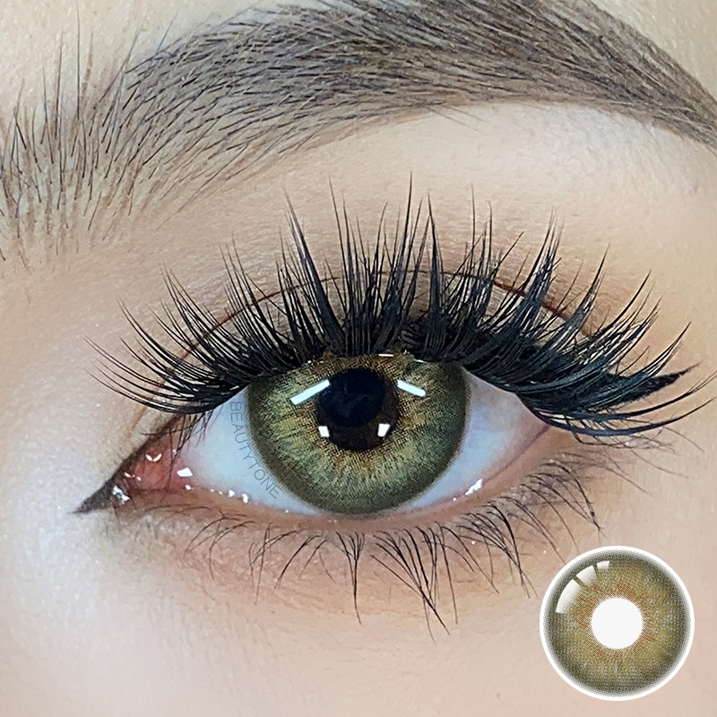 Silva Brown Contact Lenses Beauty Eye Contacts for Makeup Soft Eyewear Brown Colored Contact Lens