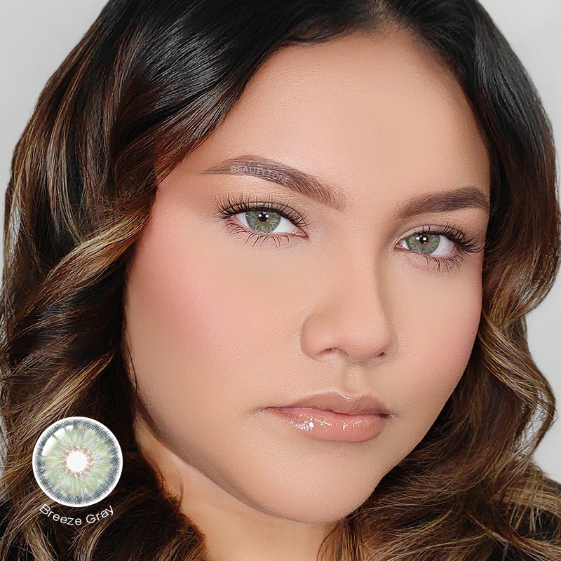 Breeze Gray Natural New Series Soft Contact Lenses Beautiful Soft Eyes Wholesale Colored Contact Lenses