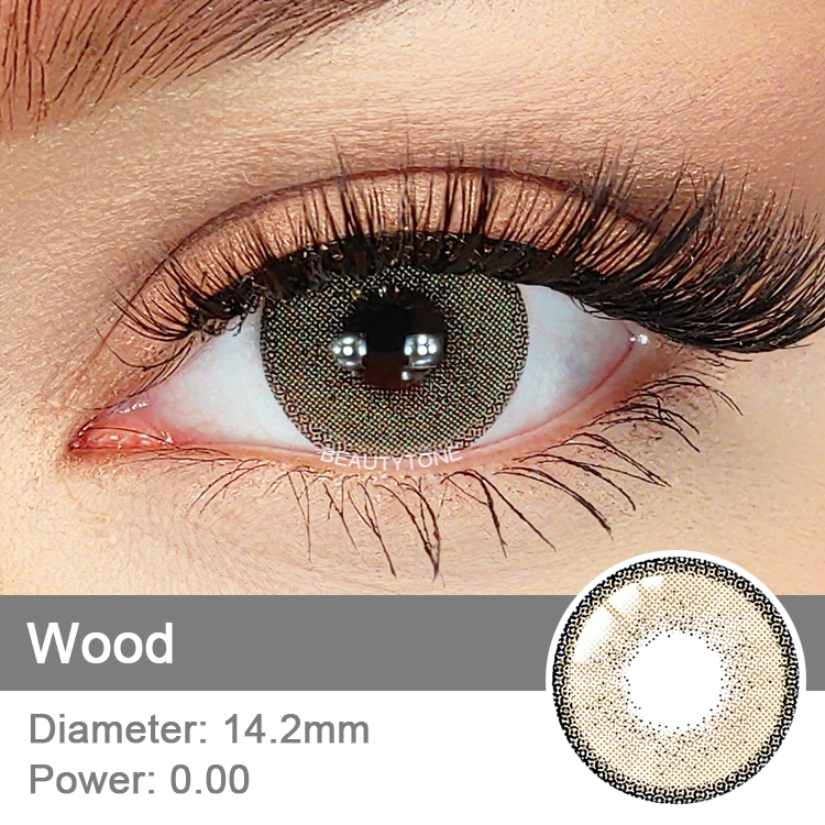 BeautyTone Wood Magic Eye Contact Lens Lentes De Contacto De Color Natural Wholesale Cosmetic Contact Lenses