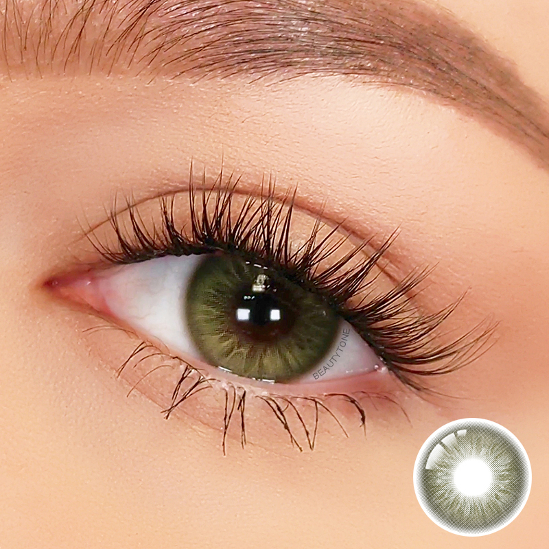 New Style Grace Green Most Comfortable Contact Lenses for Blue Eyes Fashion Eye Wear Non Prescription Colored Contact Lenses