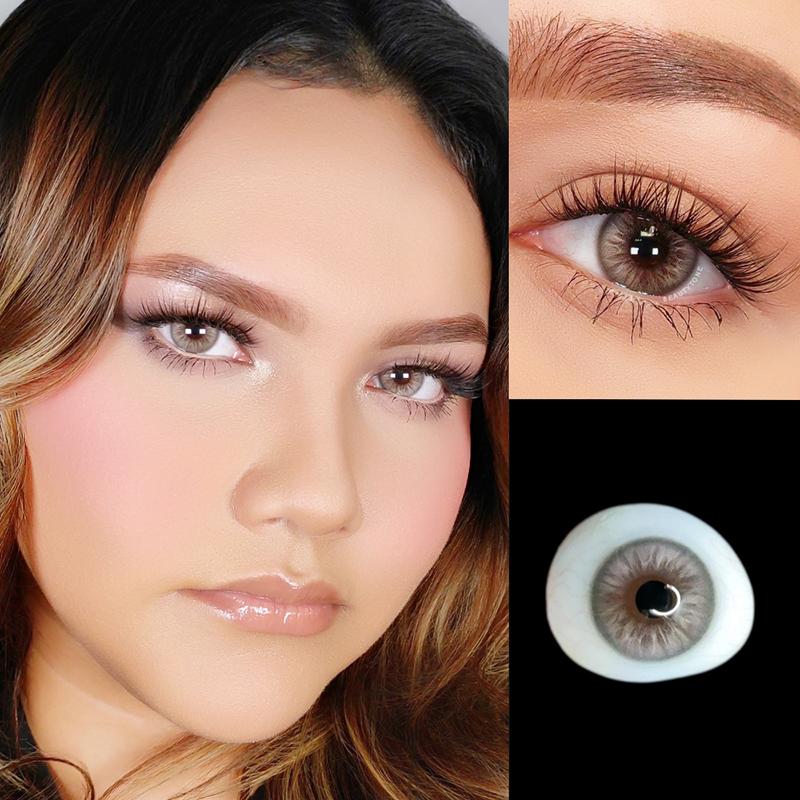Eye Contact Lenses Color Contact Lens Grace Gray Wholesale Makeup Cosmetic Natural Iris Colored Contacts Lentes De Contacto