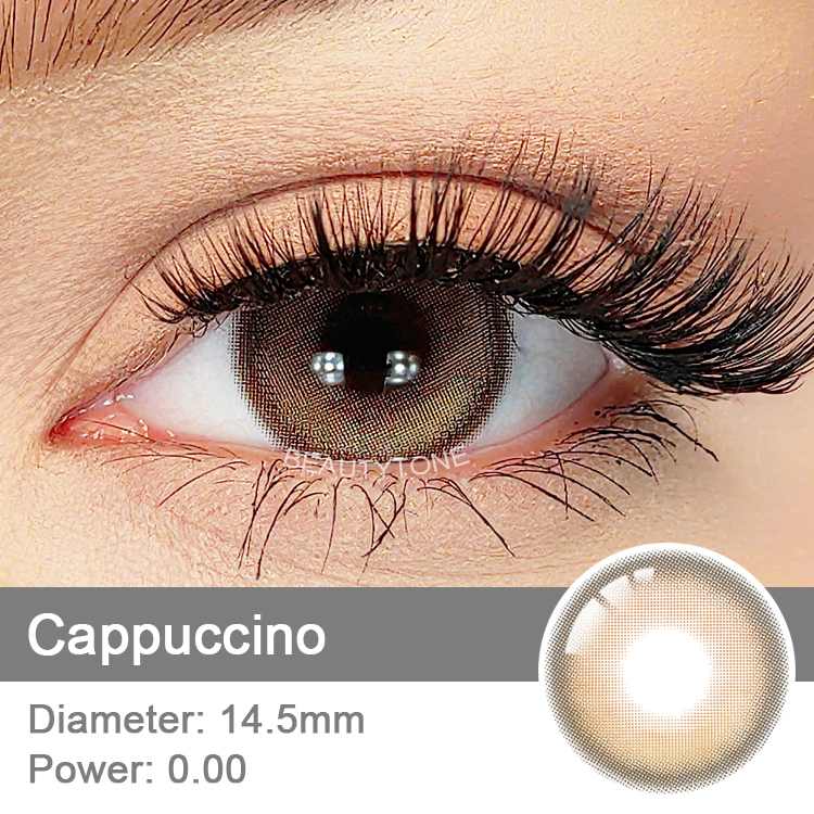 Cappuccino Fashion Contact Lenses Non Prescription Wholesale Color Contact Lens 3 Tone Contact Lens