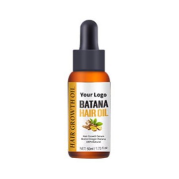 Custom BATANA Herbal Vegan Hair Care Essential Oil with Biotin for Hair Growth Thick &amp; Fluffy Improve Frizz OEM
