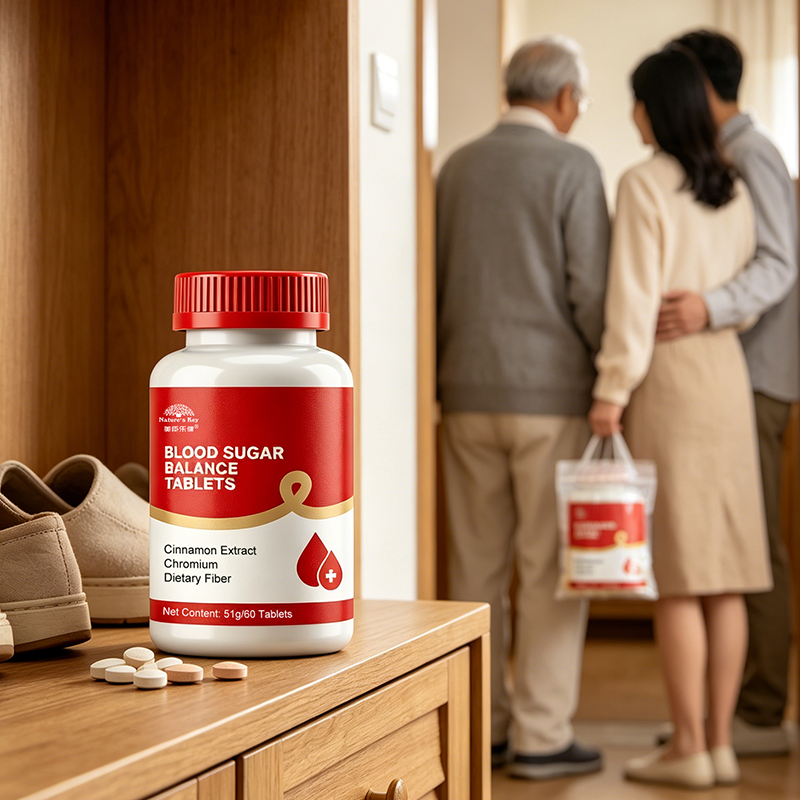 Support Tablets with Cinnamon Extract Chromium ALA Dietary Fiber OEM Health Supplement