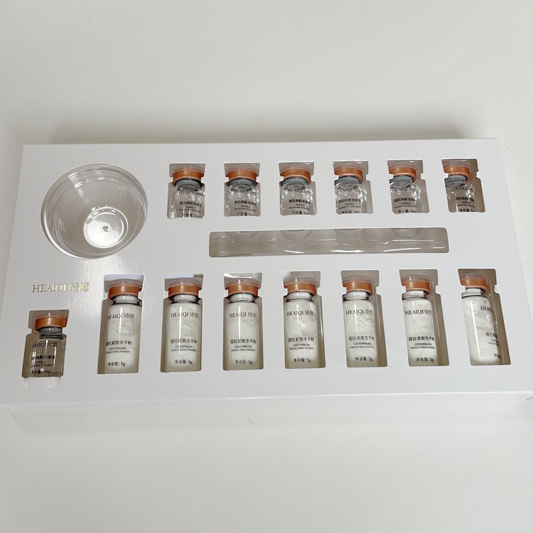 Bulk Price Active Ingredients Hydrolyzed Collagen Oligopeptide-1 Anti Wrinkle and Brightening Freeze Dried Powder Set Serum B