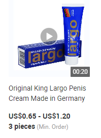 Original King Largo Penis Cream