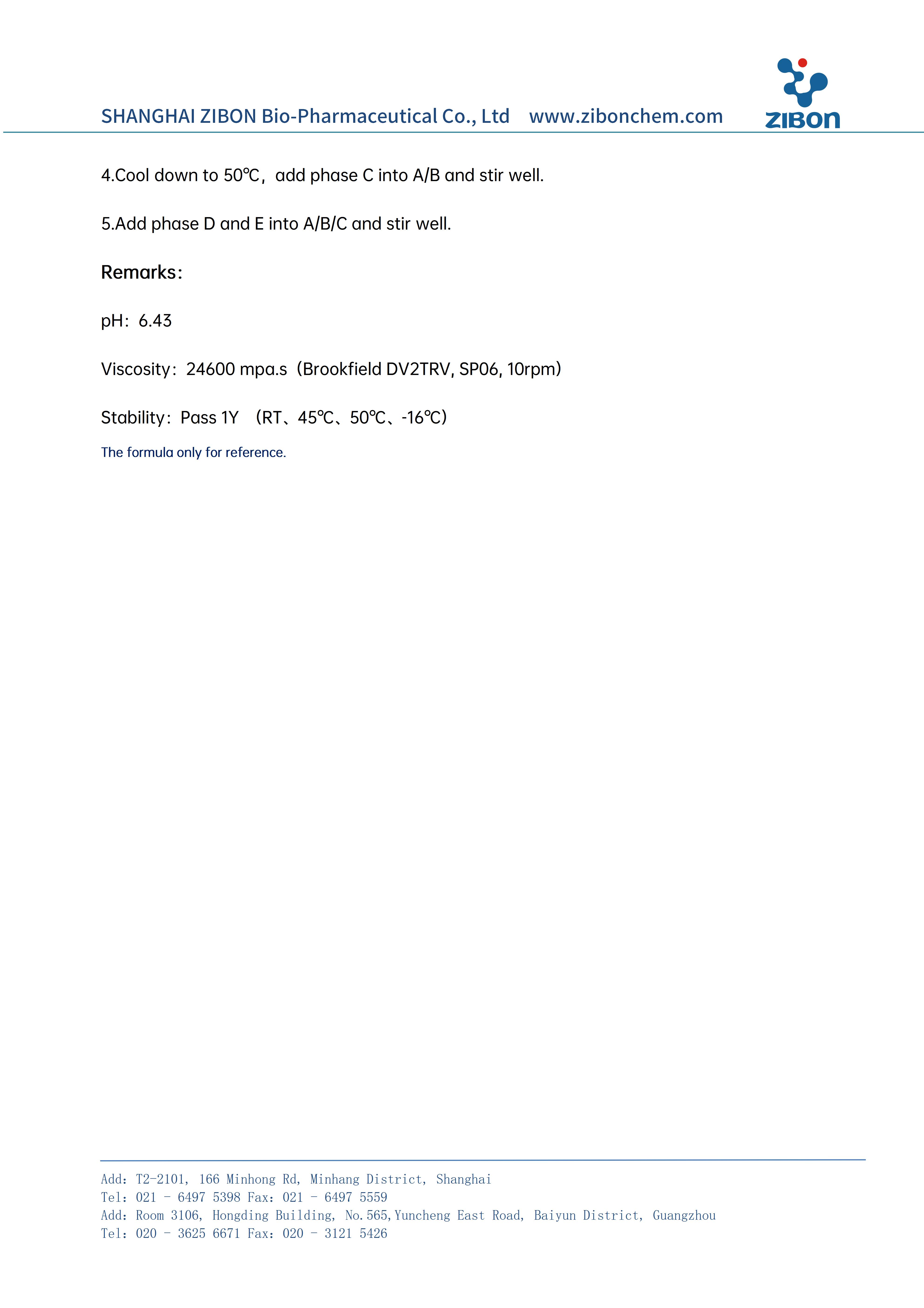 Formulation Guideline Part 2