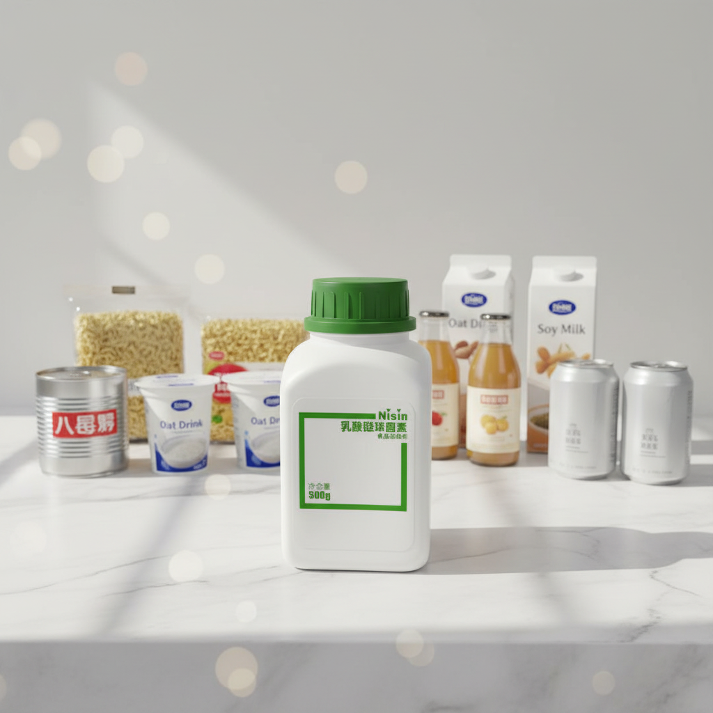 Halal Natural Preservative Nisin Powder (e234) Nisin for Dairy &amp; Canned Food