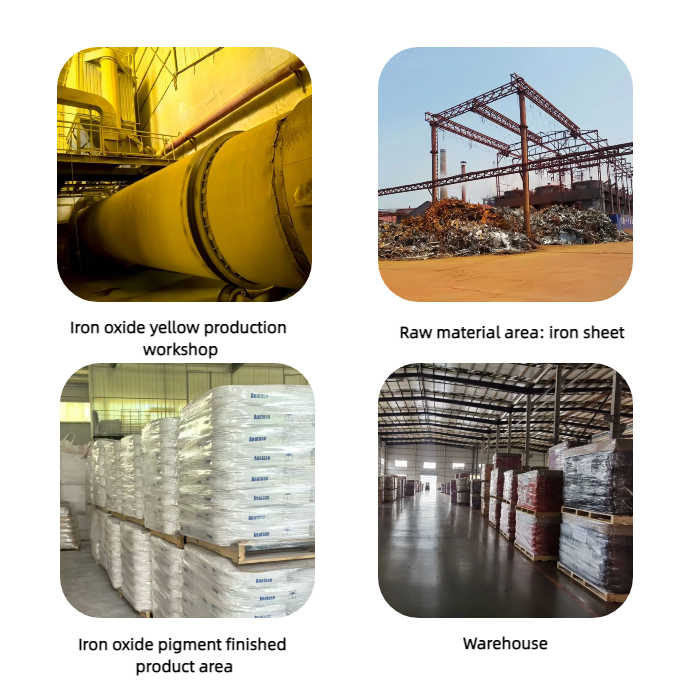 Vibrant Color ROHS Verified Weather Resistant Synthetic Iron Oxide Yellow Powder Pigment Leather Pigments Coating Pigment
