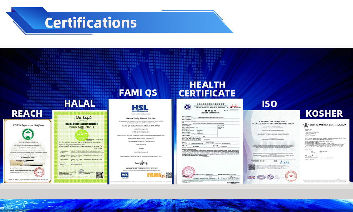 Certifications