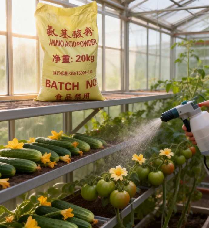 High-Concentration Plant-Derived Organic 40% Amino Acid Powder Enhances Stress Tolerance and Boosts Nutrient Efficiency