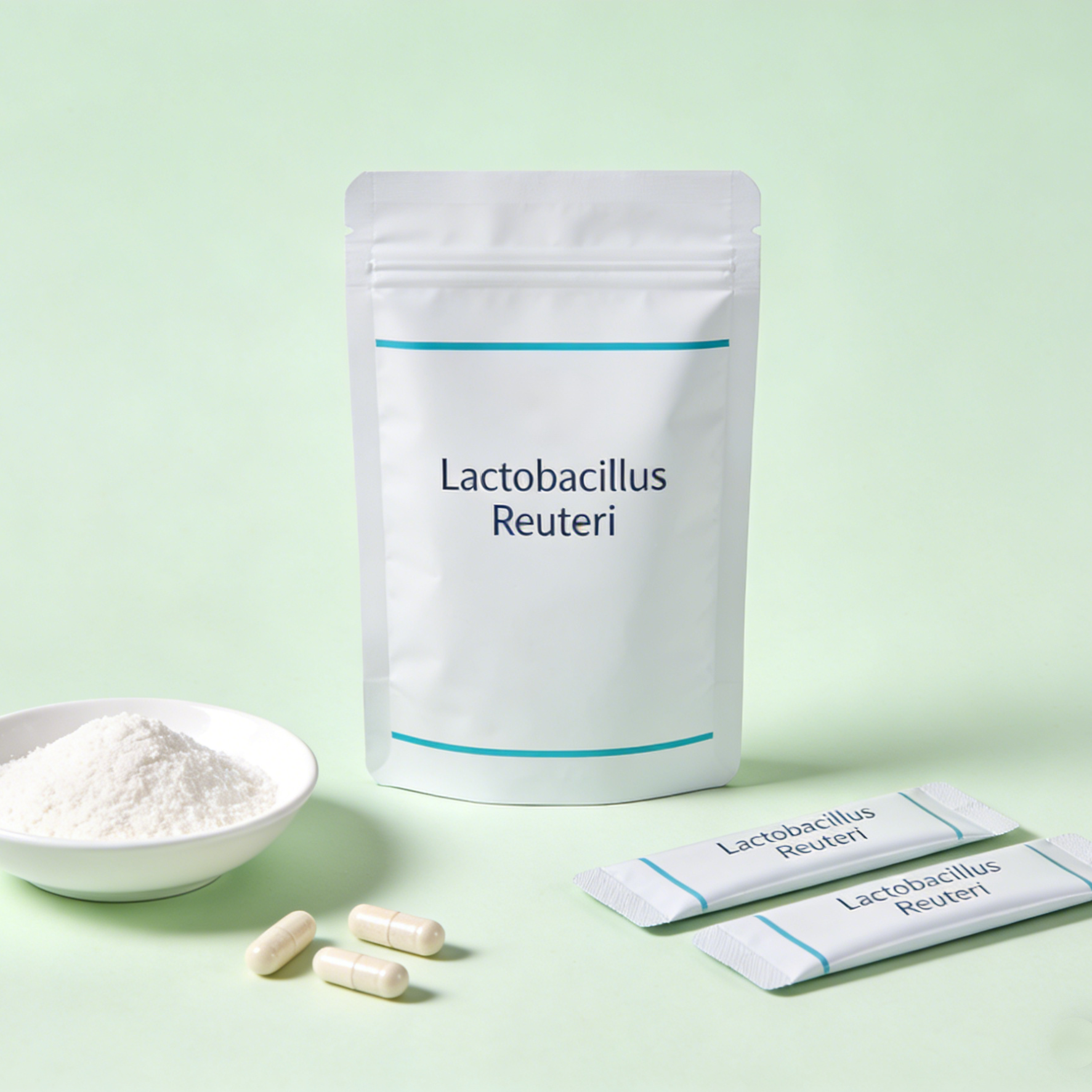 Lactobacillus Reuteri Probiotic Powder 10 Billion CFU/g 10B L.reuteri Probiotics Bulk Supply Viable Organism For Gut Health