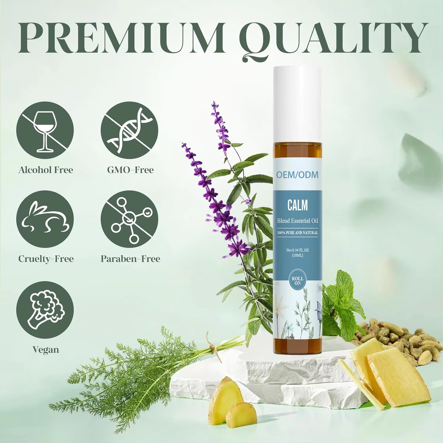 High Quality OEM/ODM Natural Organic Blend Aromatherapy Essential Oils Roll on Essential Oil Sets