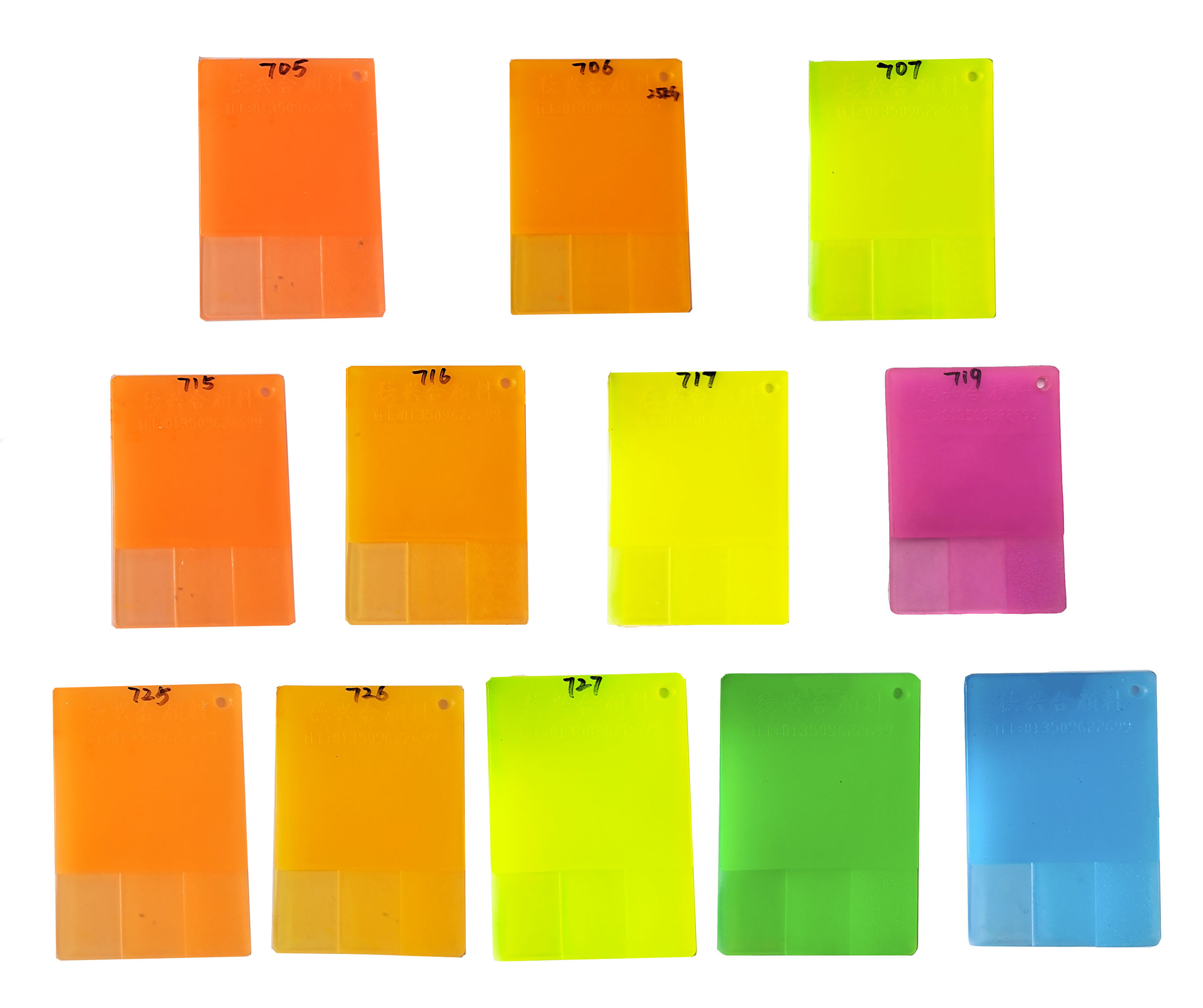 Colors Pigment Nail Powder Fluorescent Powder Color Nail Pigments Glitter Neon Pigment Eyeshadow Powder RTS-127