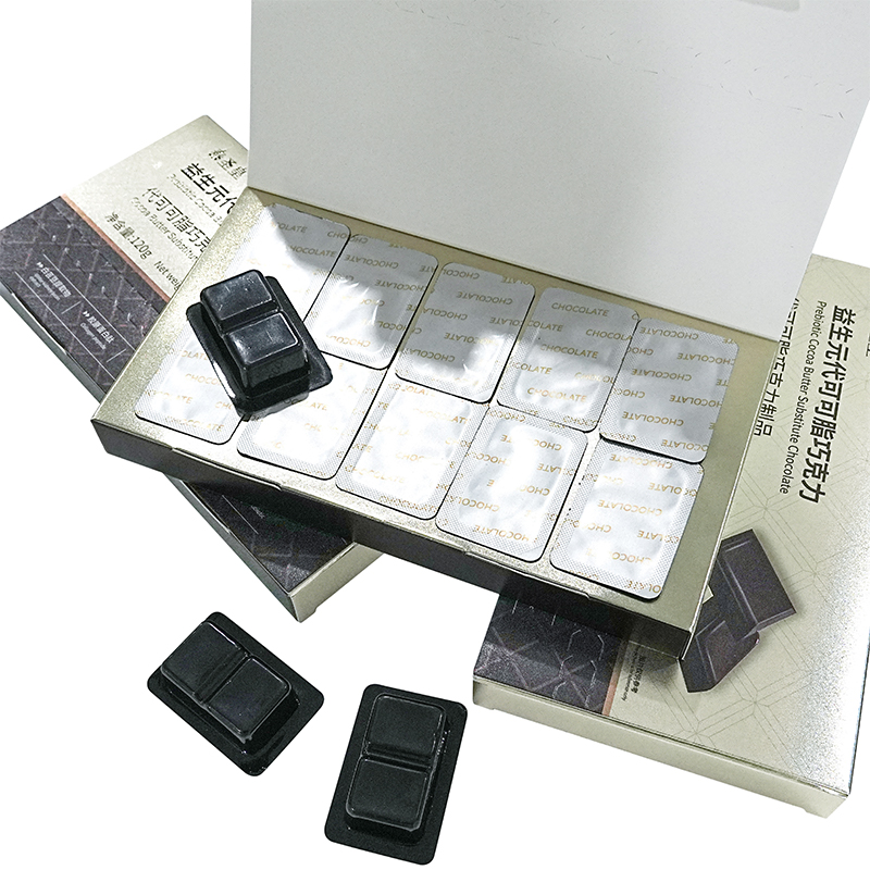 Natural Dietary Fiber Chocolate Prebiotic Slimming Chocolate for Weight Control Gut Health Factory Cost
