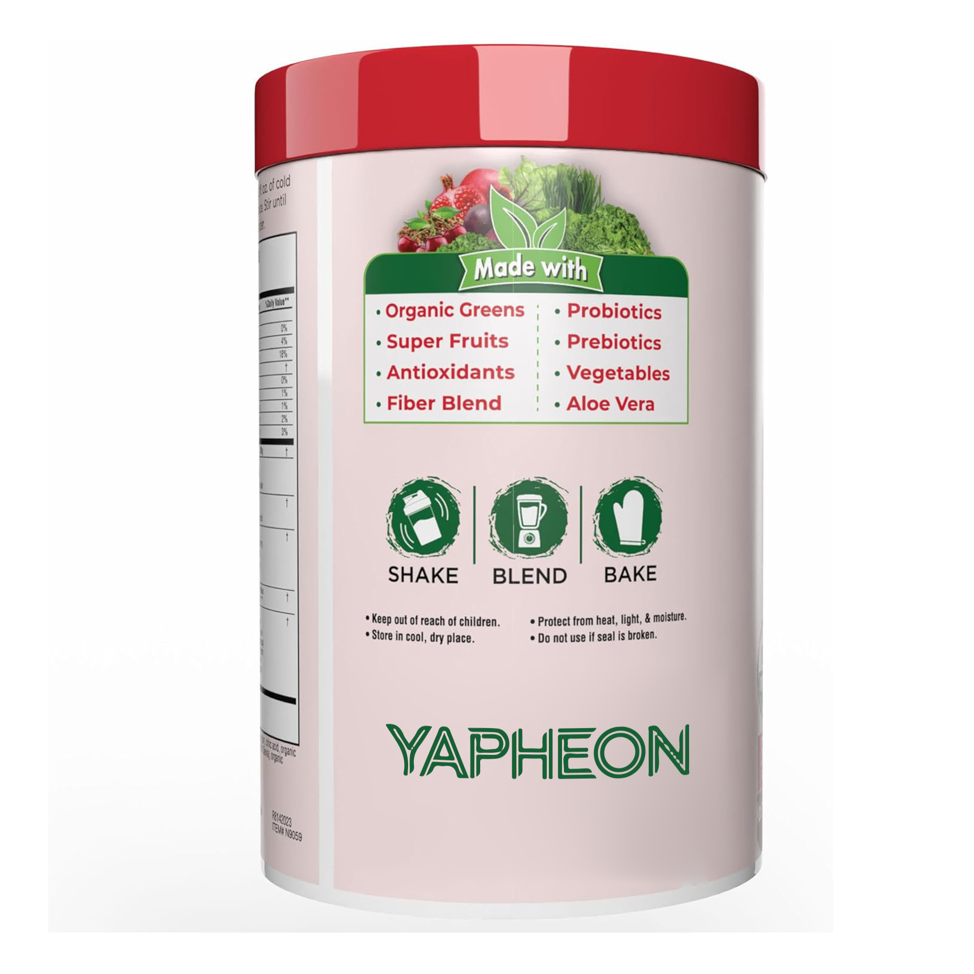 Super Food Greens Powder Info 2