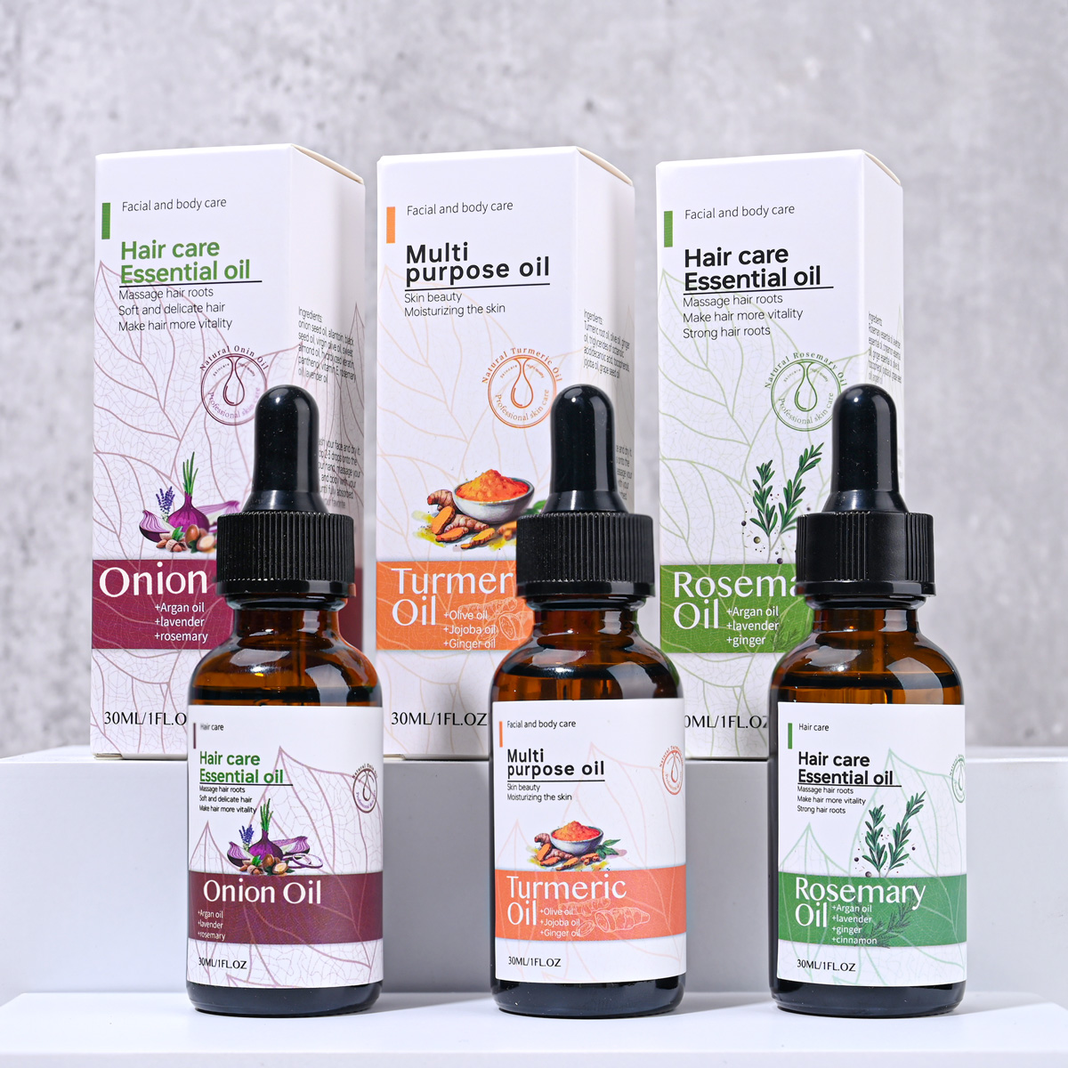 Skincare line showcase