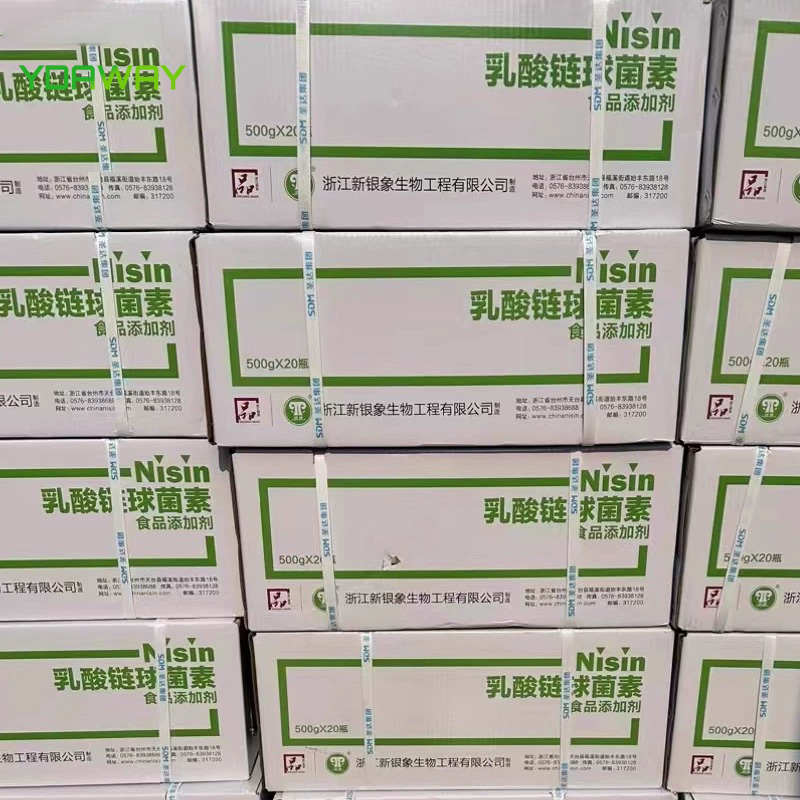 YDAWAY Supply Reliable Bulk Price Food Grade Nisin Bacteriocin Natural Food Preservative E234 Nisin Powder