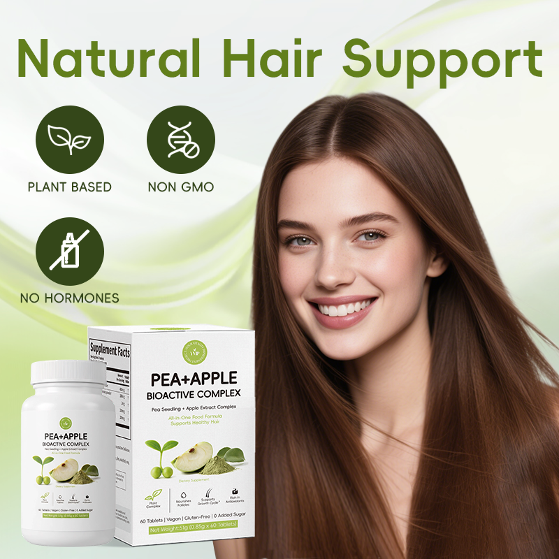 Wholesale Adult Hair Chewing Pills Herbal Dietary Fiber Supplement for Hair Growth Care Maintenance
