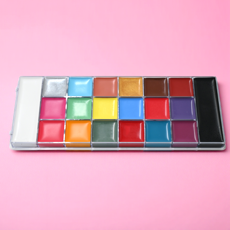 Wholesale 20-Color Natural Plant-Based Face and Body Paint Pigments MSDS Certified Girls Body Painting Supplies for Children