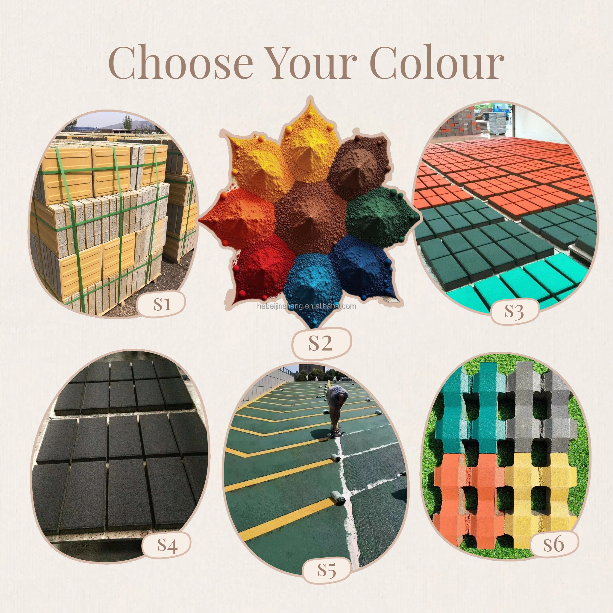 Iron Oxide Pigment Factory Direct - High Purity 325 Mesh Synthetic Pigment For Concrete Bricks Paving Stone And Cement Colorant