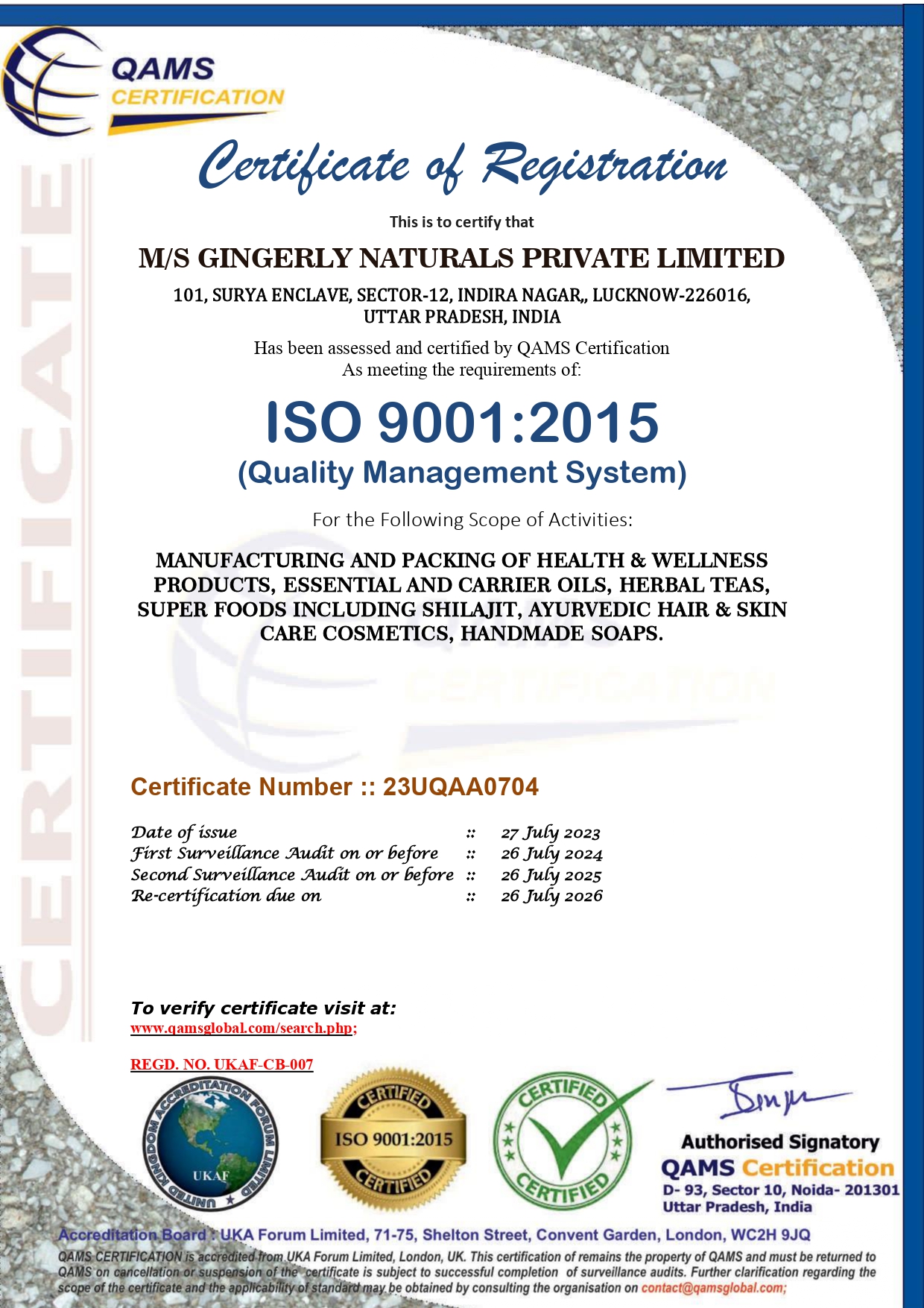 Certification 2