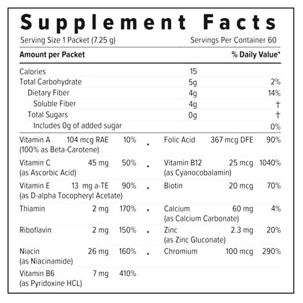 OEM Digestive Powder Sachets Support Metabolism Weight Loss Products Pre-Meal Soluble Fiber Drink Mix 0 Sugar Orange Flavor