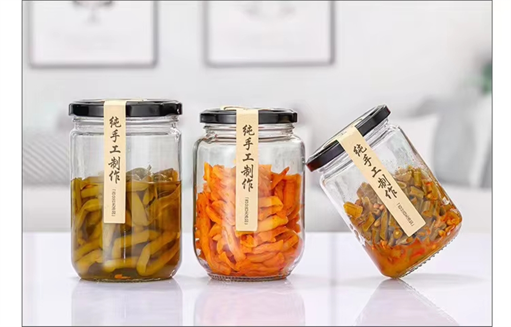 Good Quality 8oz 12oz 16oz 240ml 350ml 500ml 730ml Spice Honey Jam Food Storage Glass Bottles &amp; Jars With Lid