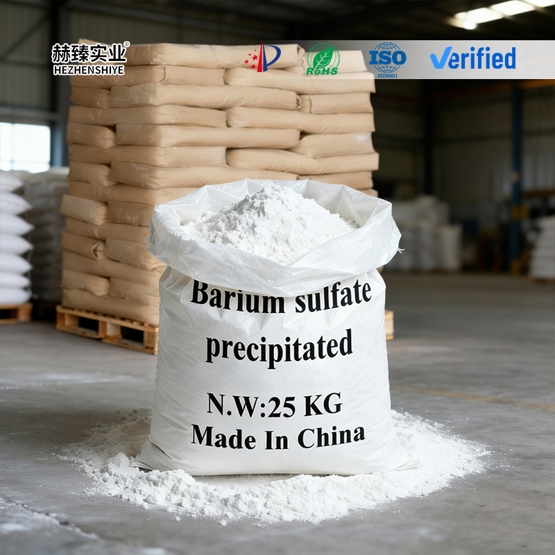 Bulk Supply Factory Price ISO Certified 90-99 Percent Purity Super Fine Chemical Inert Extender Barium Sulfate Precipitated