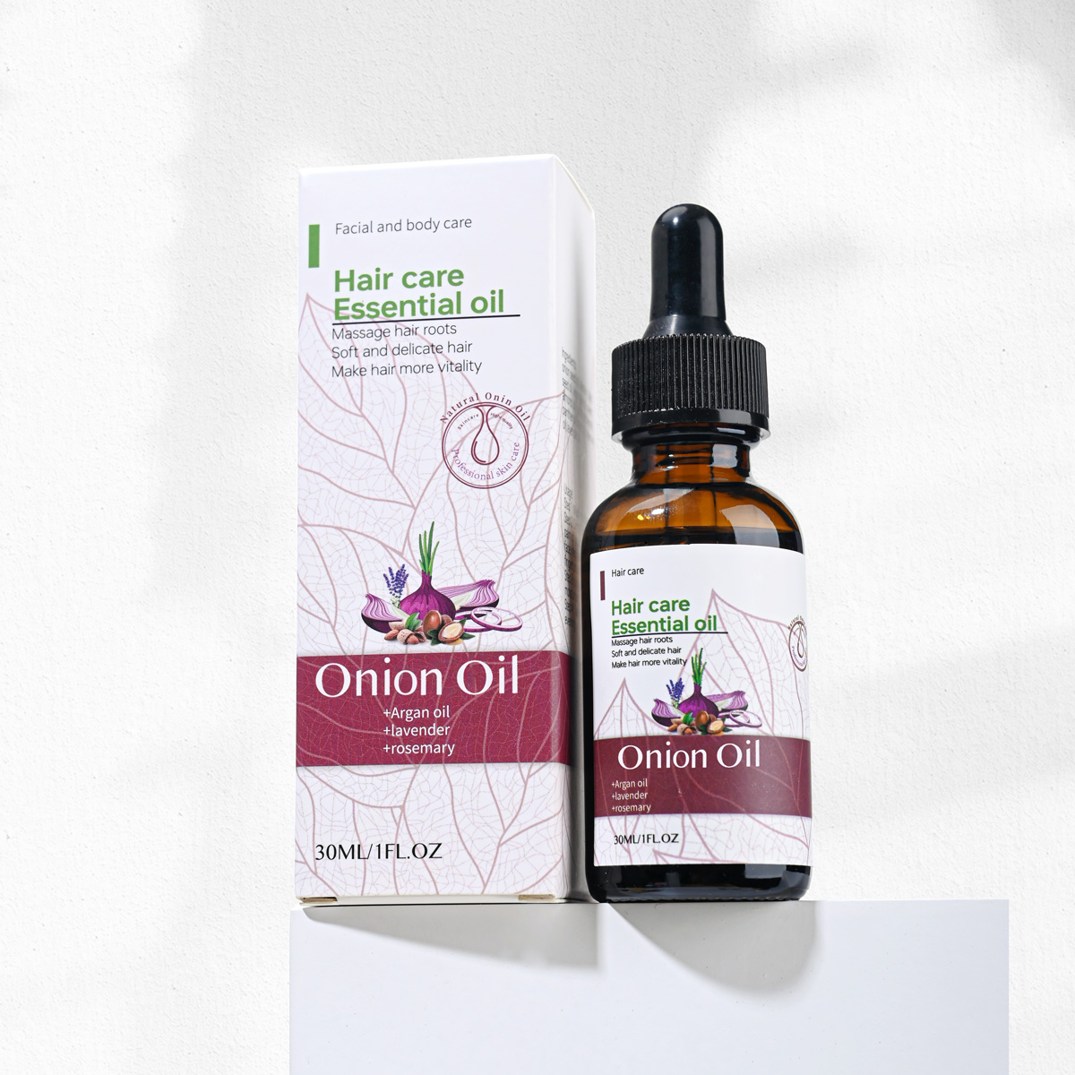 Essential oil packaging view 2