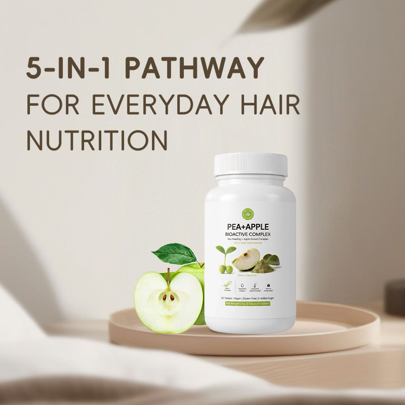 Wholesale Adult Hair Chewing Pills Herbal Dietary Fiber Supplement for Hair Growth Care Maintenance