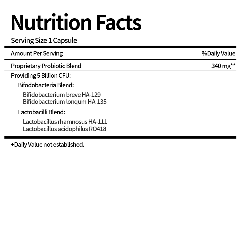 Supports Digestive Flora*, 5 Billion Live Probiotic Cultures Per Capsule, Lactobacilli, Bifidobacteria, 90 Capsules