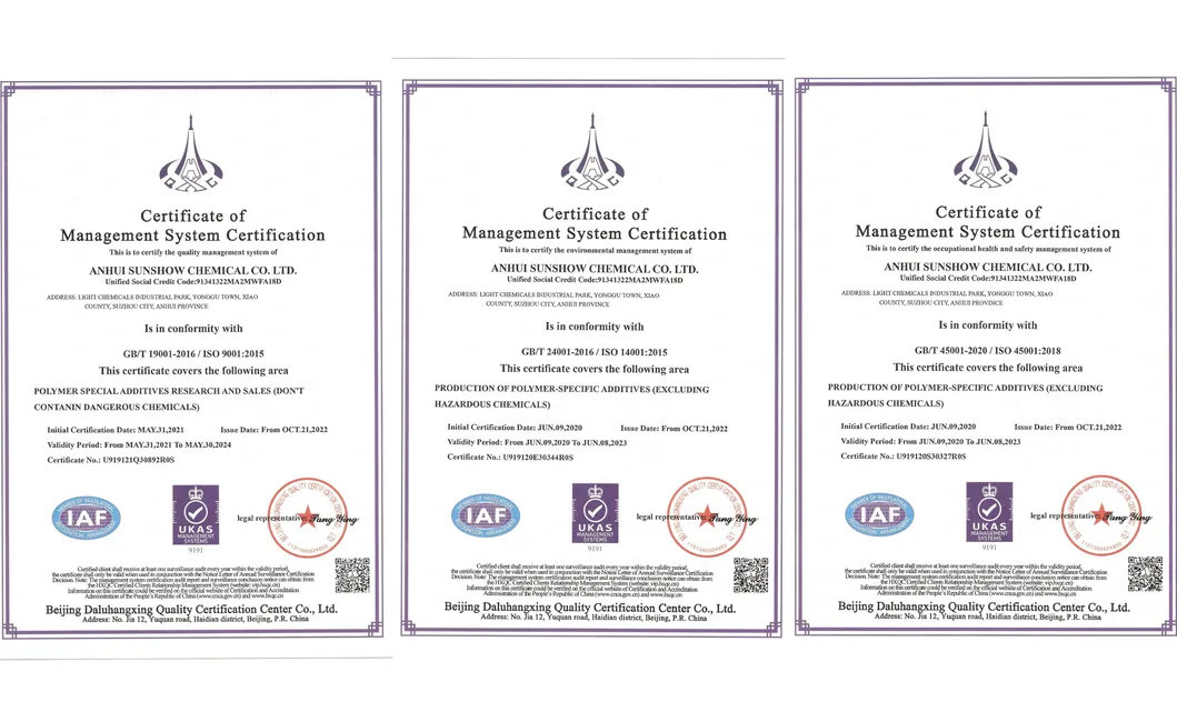 Product Quality Certification