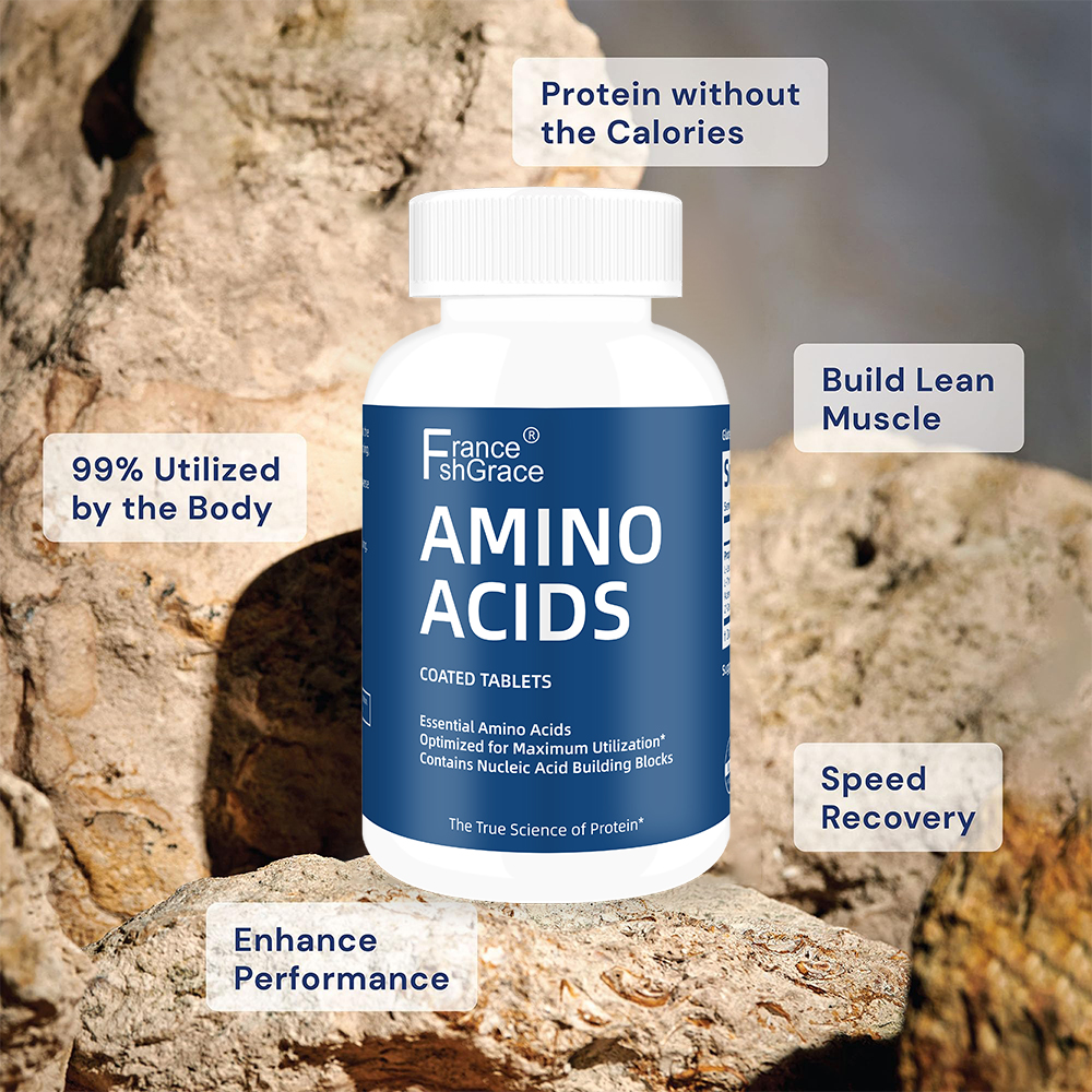 High Quality Aminos Acid Plant Extracts 60 Tablets for Adults Support for Workout Muscle Recovery Amino Acid Supplement