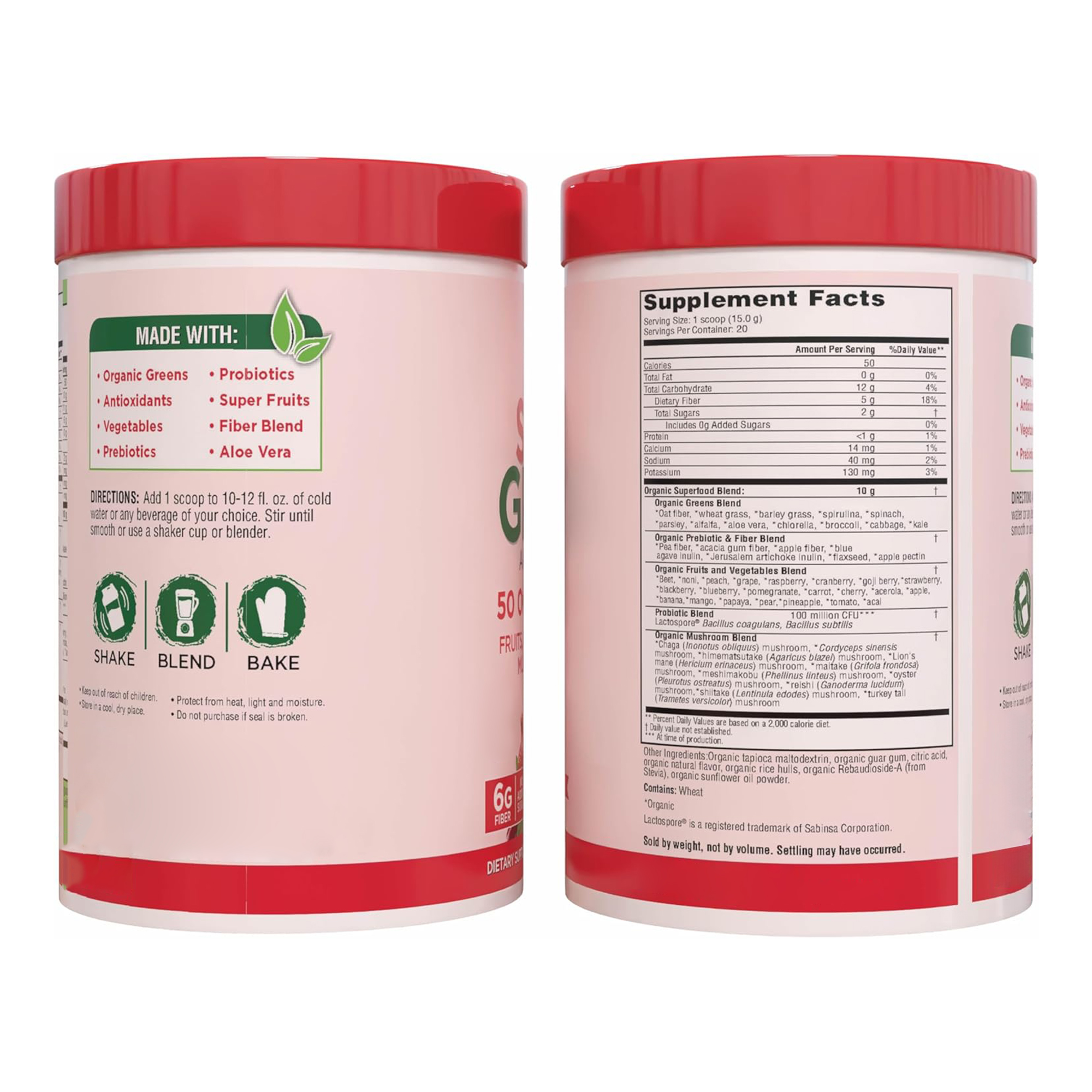 Super Food Greens Powder Info 9
