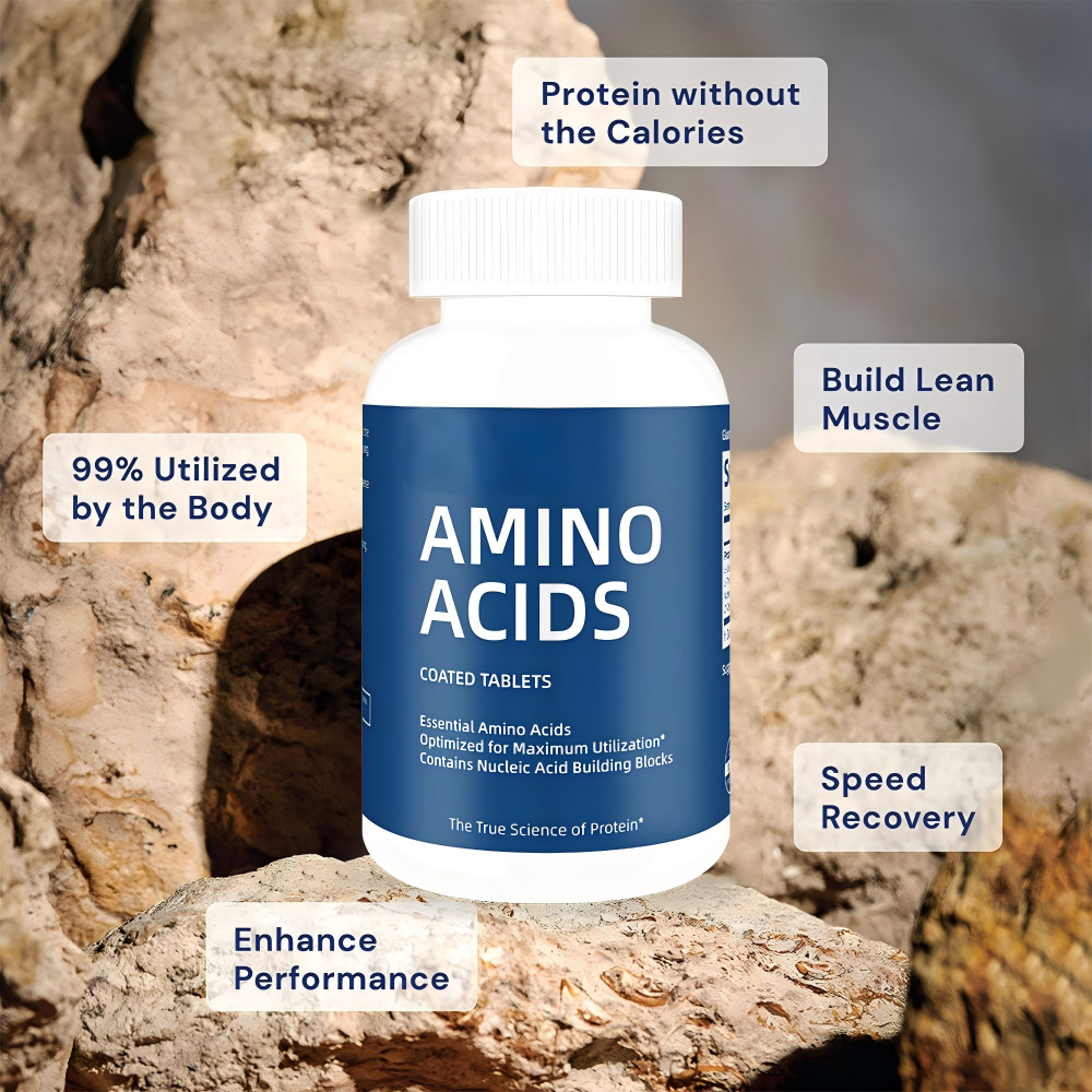 High Quality Food Grade Aminos Acid Plant Extracts 60 Tablets for Adults Support Amino Acid Supplement Halal &amp; Kosher Certified