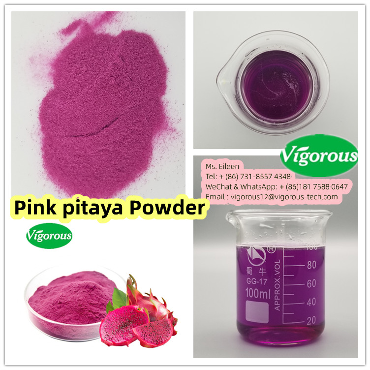 Pure Natural Organic Pink Pitaya Powder Natural Colorant Vegetable Pigment Red Dragon Fruit Powder