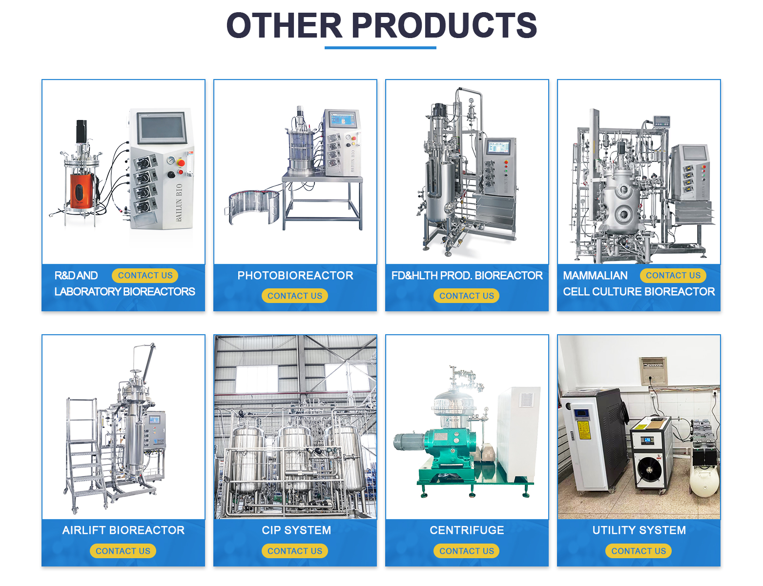 Stainless Steel Bioreactor System