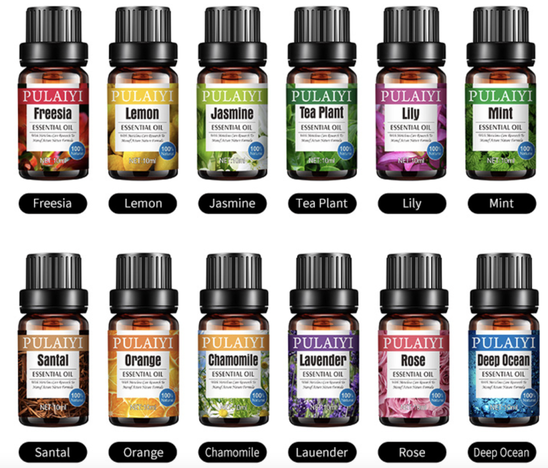 Floral Essential Oil Herbal Essential Oil for Home Use Lemon Clove Neroli Jasmine Chamomile Peppermint Eucalyptus Scented Space