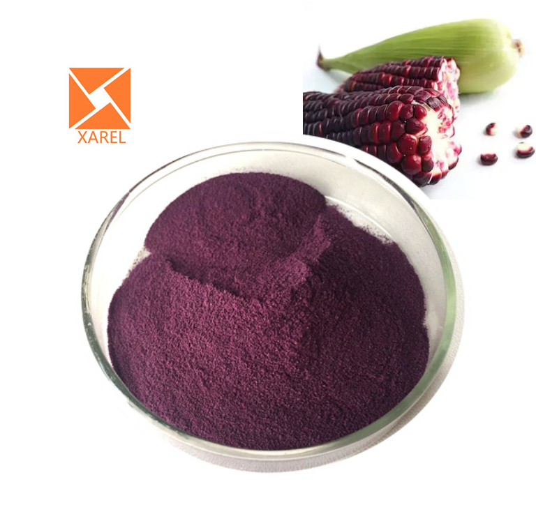 High Purity 99% Purple Corn Powder Natural Plant Pigment Water Soluble Zea Mays Powder Pure Raw Material Food Coloring &amp; Drinks