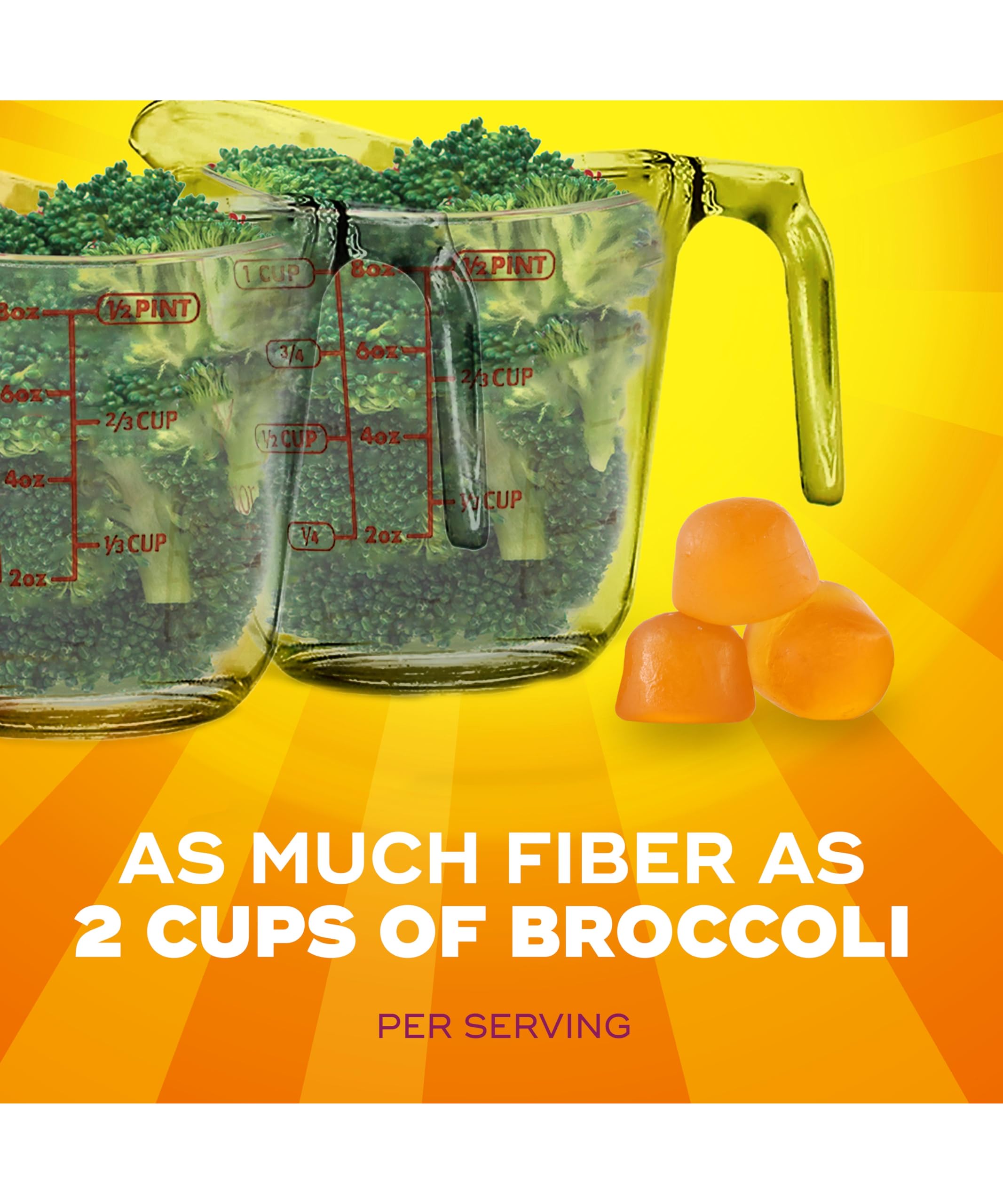 OEM Private Label Fiber Gummies Sugar Free Orange Taste Prebiotic Inulin Polydextrose Gut Health Regularity Relief