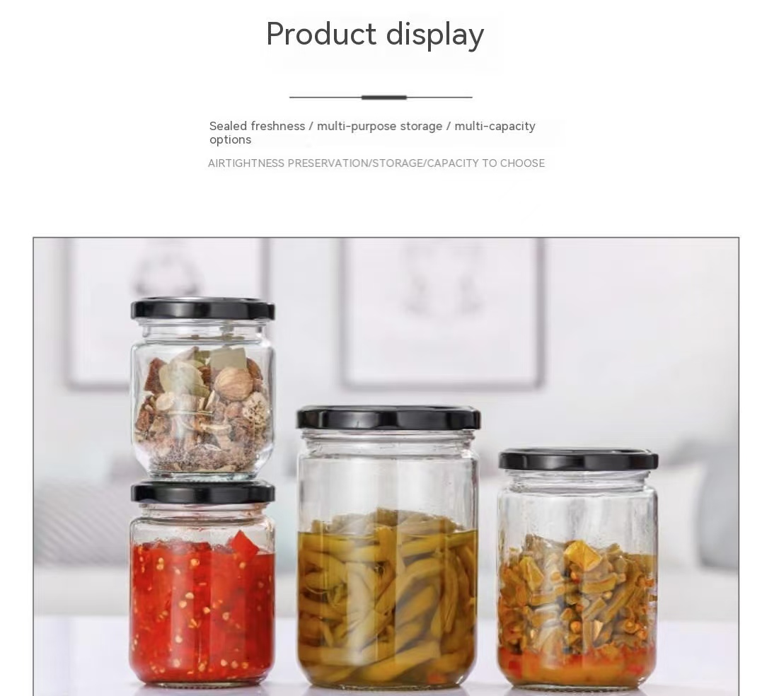 Clear Glass Mason Jars Multiple Sizes