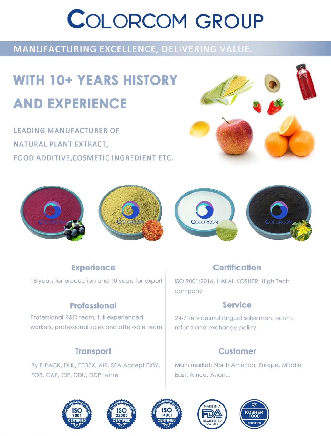 Food Grade Antioxidants Ascorbic Acid CAS 50-81-7 Food Additives