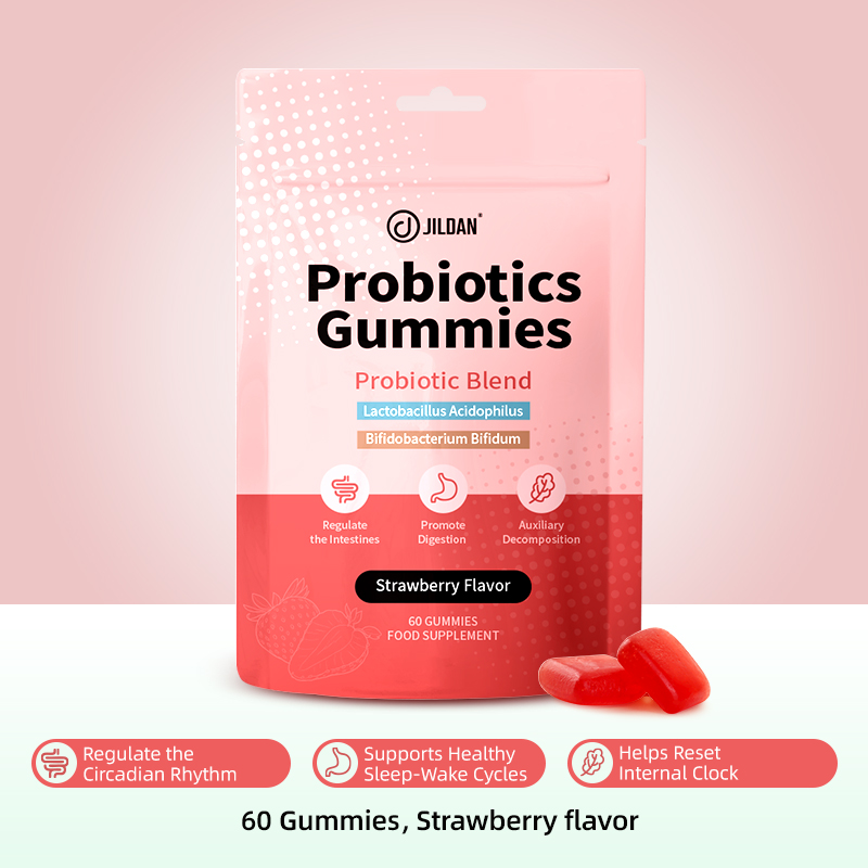 Wholesale Custom Lactobacillus Bifidobacterium Digestive Support Supplements Vitamins To Regulate Intestines Probiotics Gummies