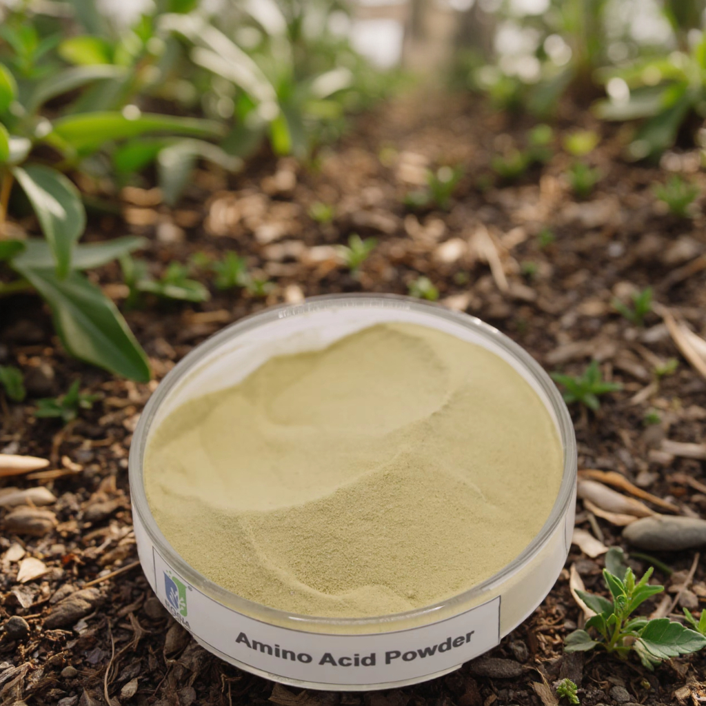 Organic Fertilizer, Plant-derived Enzyme Amino Acid Powder 80%, Amino Acid Raw Powder. Amino Acid Fertilizer