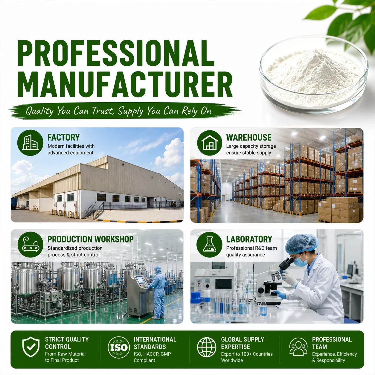 Wholesale Thaumatin High Purity Food Grade Sweetener Zero Calorie Certified Powder 1kg/25kg Bag CAS 53850-34-3